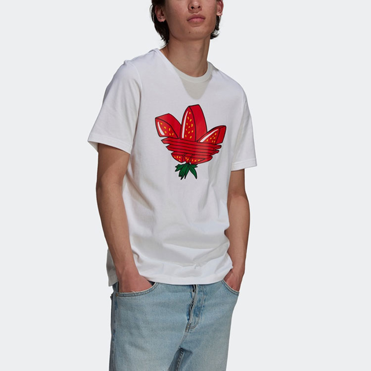 Мужская футболка adidas originals T (белый) — фото 2
