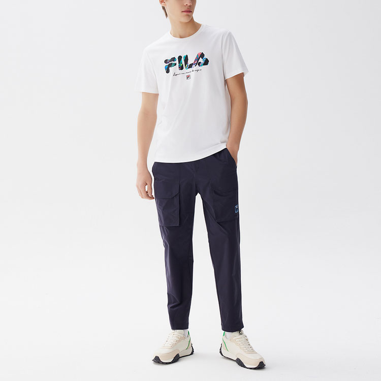 Футболка Fila (белая) — фото 3