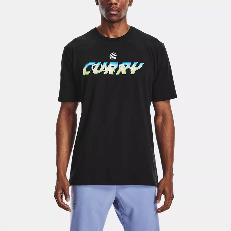 Мужская футболка Under Armour T (черная) — фото 3