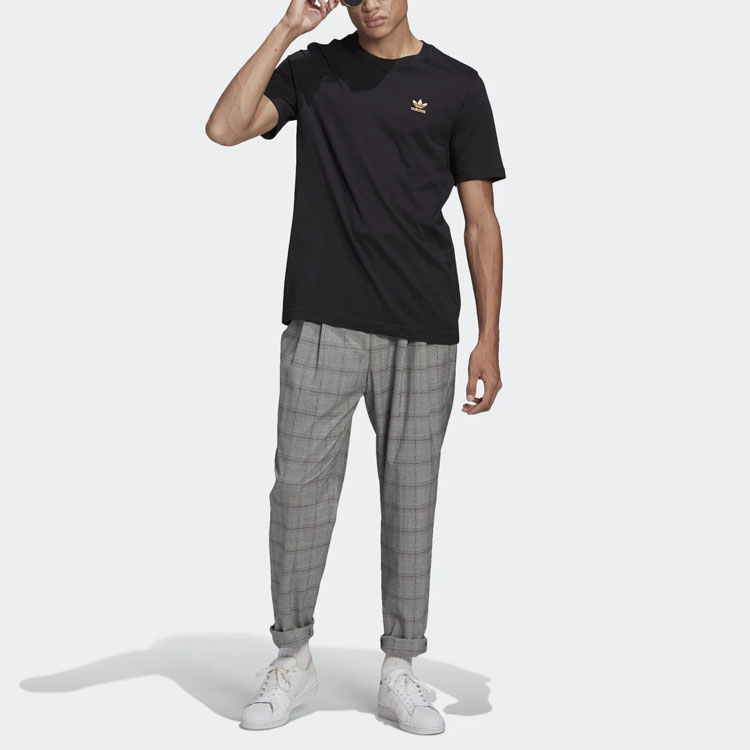 Мужская футболка adidas originals (черная) — фото 2