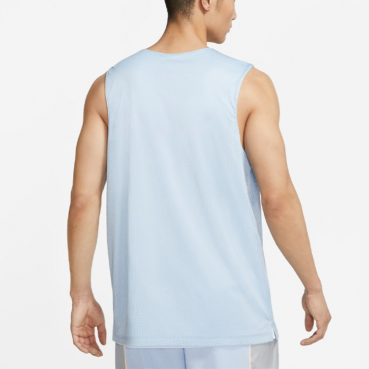 Мужская майка Nike Standard Issue (светло-синяя) — фото 7