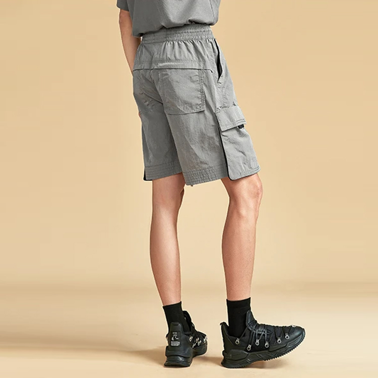 Li Ning Li Ning X Jackie Chan Sports Shorts Men’s Iron Asphalt Gray