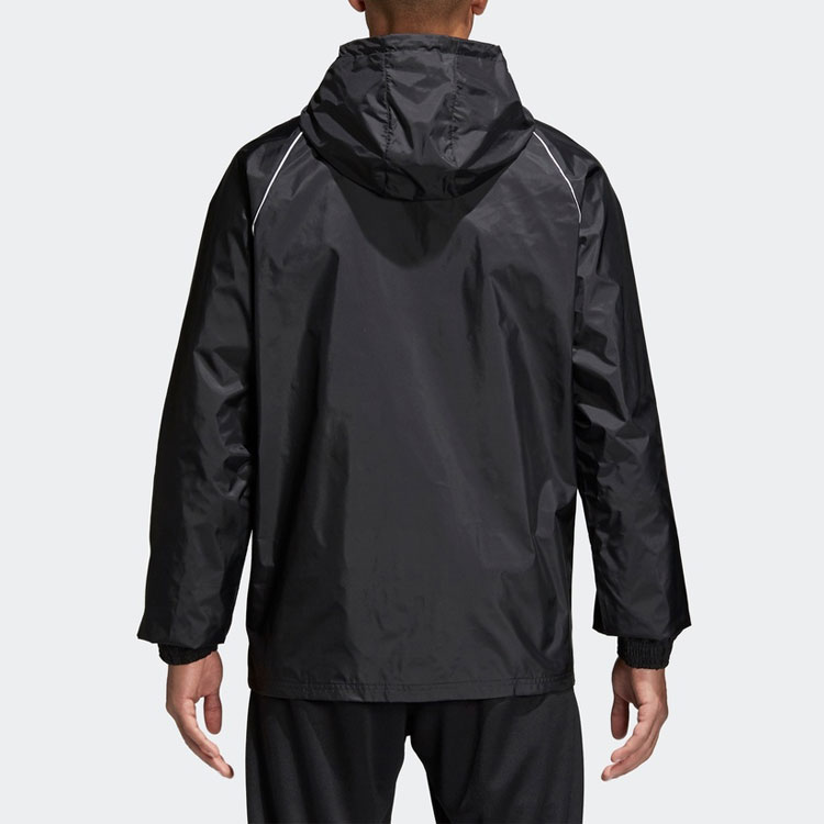 Мужская куртка adidas Core18 Rn Jkt (черная) — фото 4
