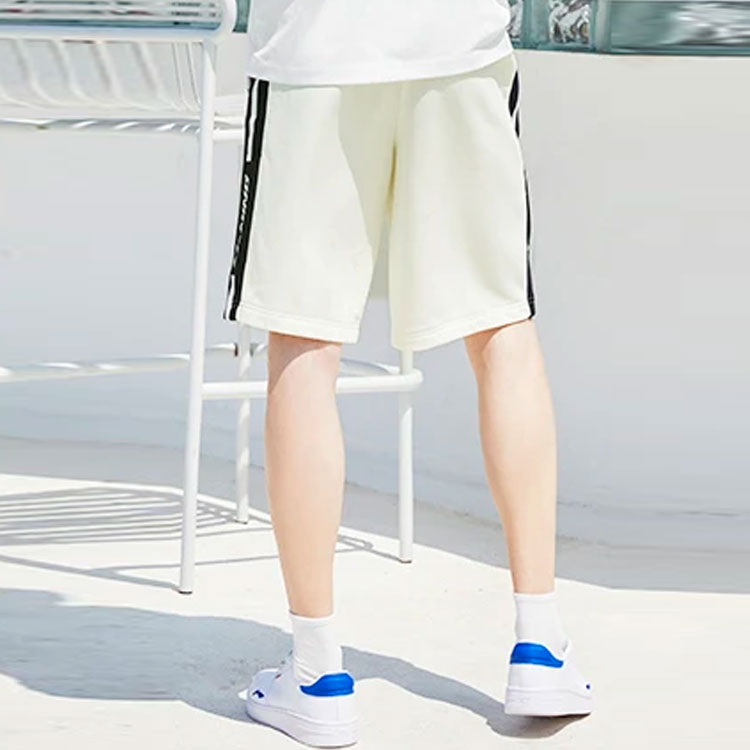 Li Ning Sports Fashion Collection Sports Shorts Men’s Ivory Moderate