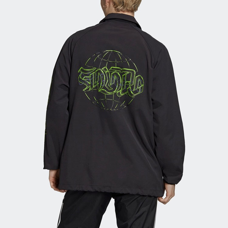 Мужская куртка adidas originals (черная) — фото 5