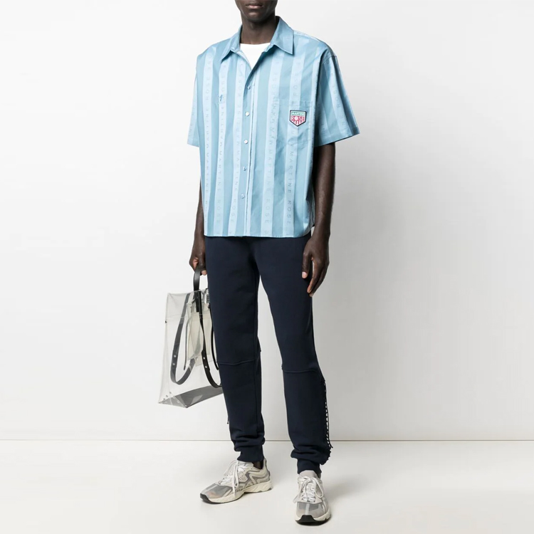 Рубашка Martine rose SS21 (синяя) — фото 2