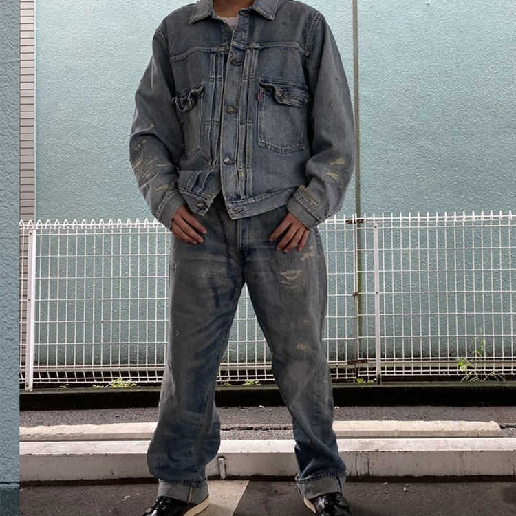 Куртка Human Made x Levis (синий) — фото 4
