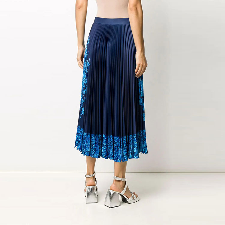 Женская юбка Valentino (синяя) — фото 4