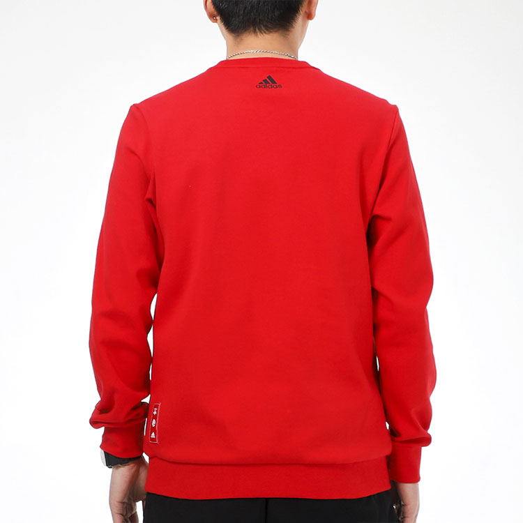 Футболка adidas CNY Gfx Swt Un Logo (красная) — фото 3