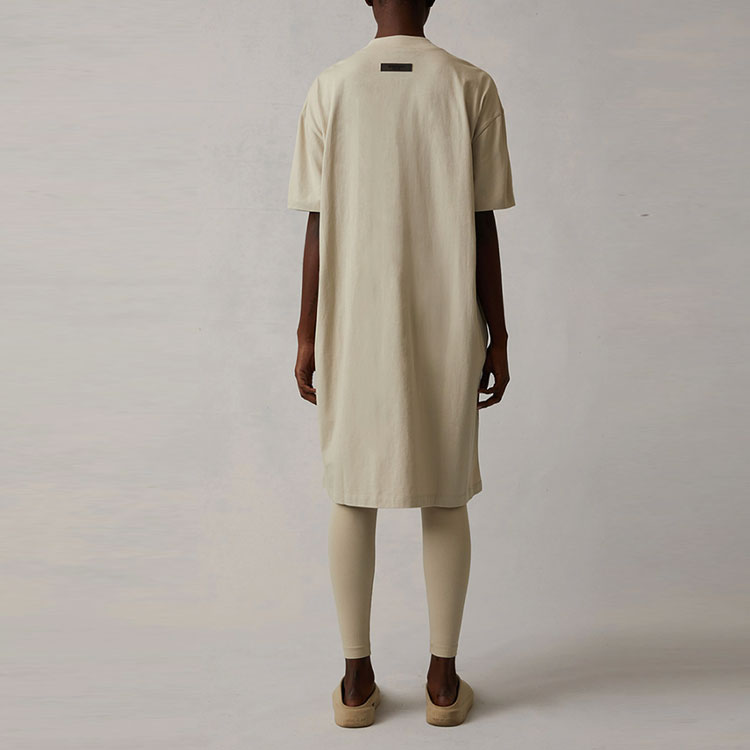 Женское платье Fear of God Essentials SS22 Women's T-shirt Dress (/ пшеничный) — фото 3