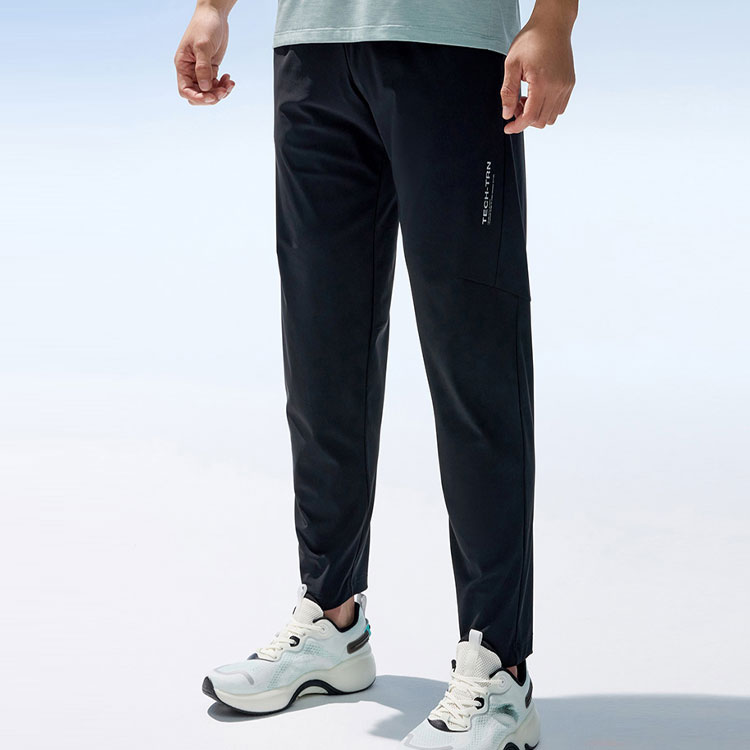 ANTA Life Collection Sports Pants Men’s Black Thin