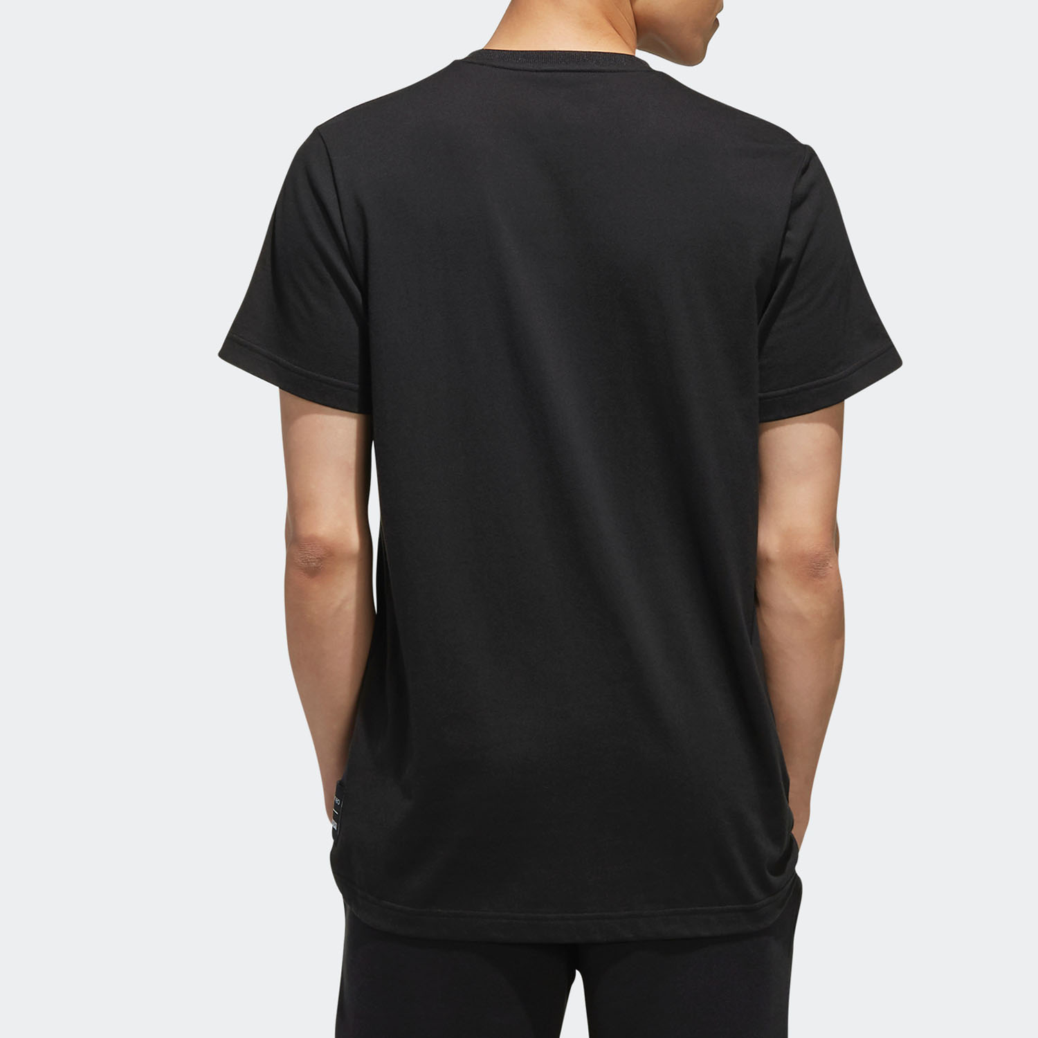 Мужские футболка adidas neo T (черный) — фото 4