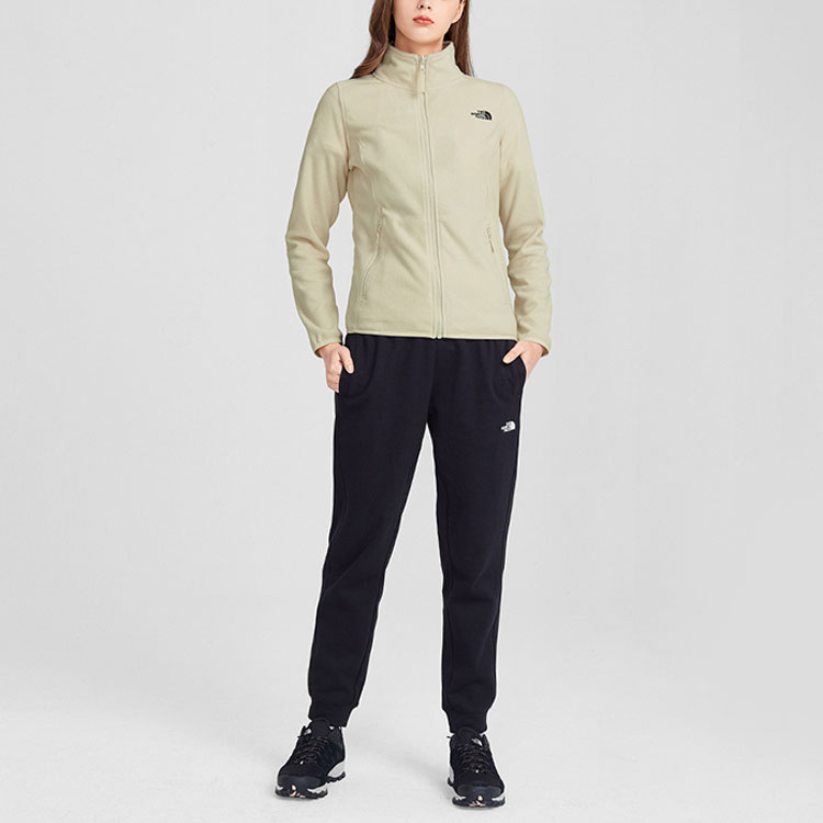 THE NORTH FACE Basin Fleece Clothing Women’s Ecru