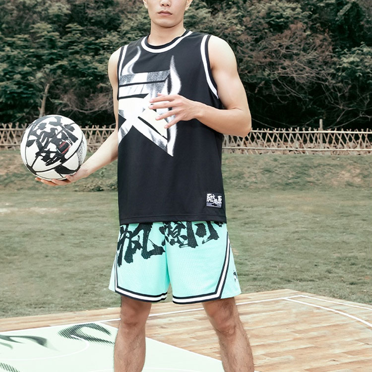 Anta Basketball Collection Basketball Shorts Men’s Green