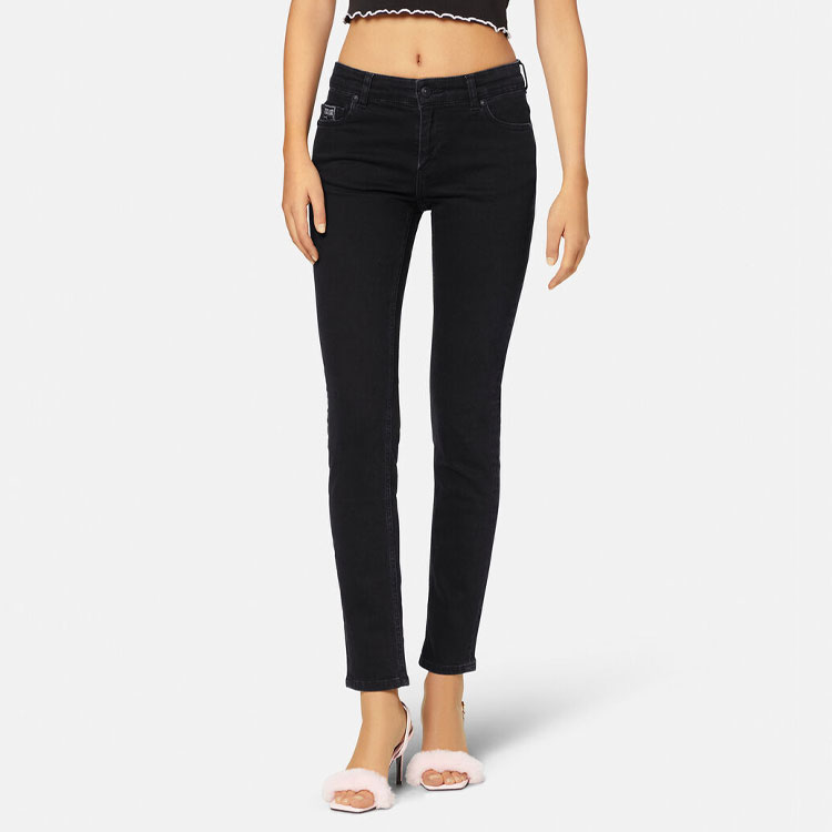 Женские штаны Versace JEANS COUTURE FW22 (черные) — фото 3