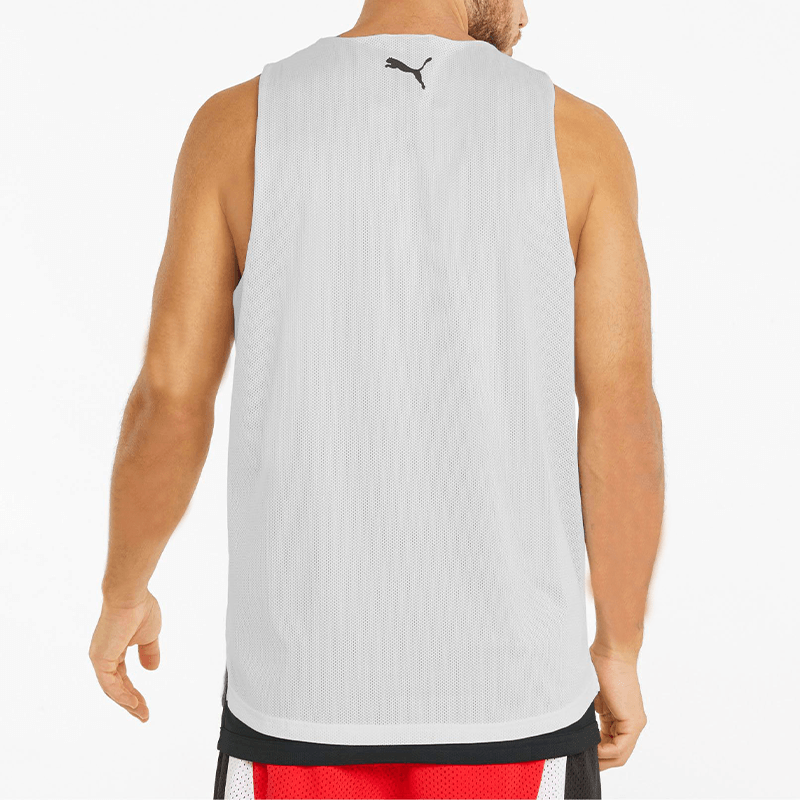 PUMA Give And Go Basketball Jersey Men’s White