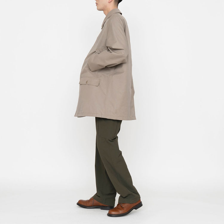 Мужская куртка nanamica 2l Gore tex Short Soutien Collar Coat (черная) — Синий — фото 4