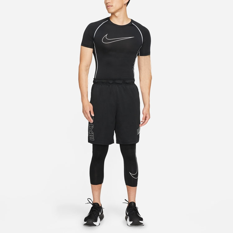 Nike Pro Dri-FIT Men’s Tight Short-Seeve Top Black