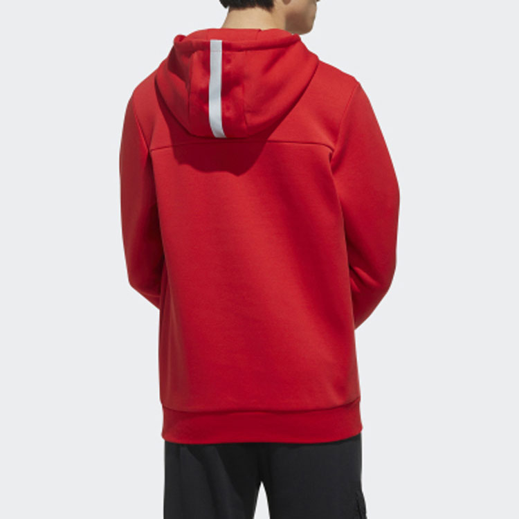 Мужское худи adidas neo M Cs Hoody 2 (красное) — фото 4