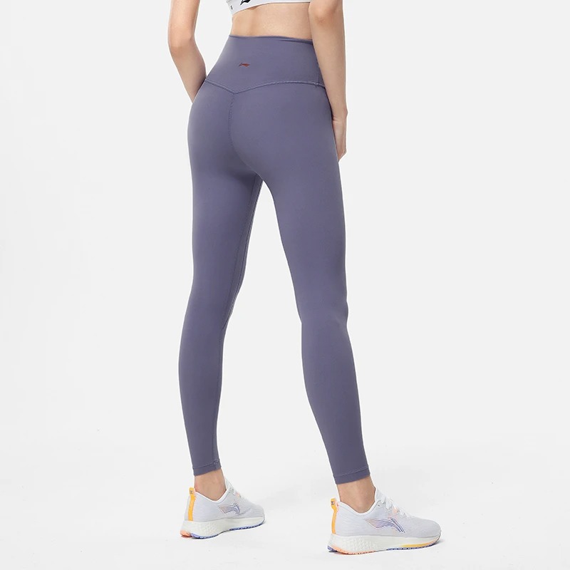 Li Ning Fitness Series Sports Pants Women’s Black Gray Purple