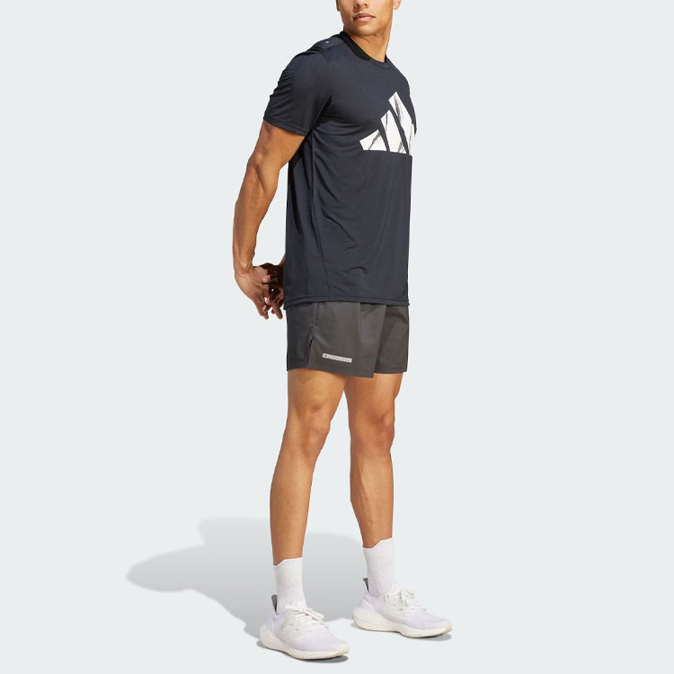 Adidas BRAND LOVE Running T Shirt Men’s Black