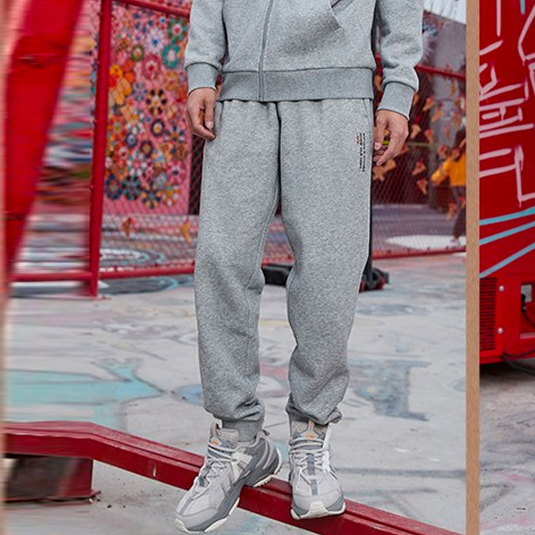 Li Ning Sports Fashion Collection Sports Pants Men’s Gray Moderate