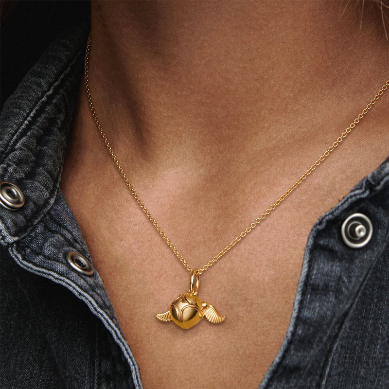 Подвеска Pandora Harry Potter Golden Snitch (золотая) — фото 6