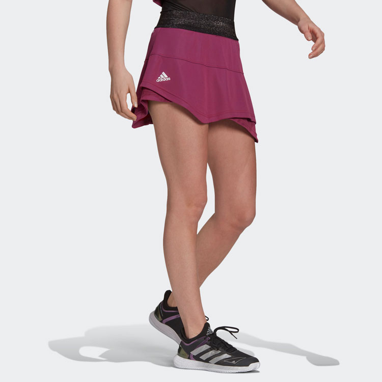 Женская юбка adidas Match Skrt Pb D / (бордовый) — фото 2