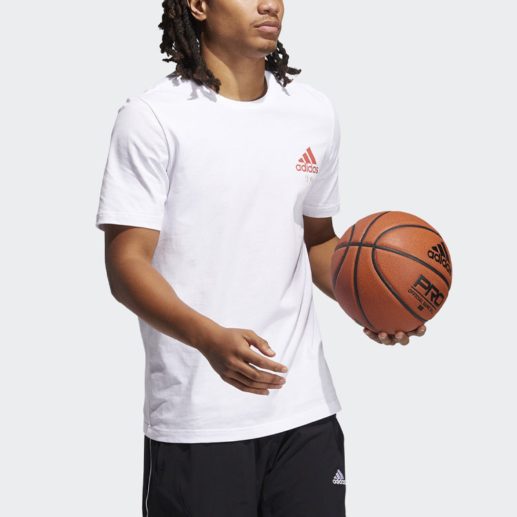 Мужская футболка adidas Horns Tee (белая) — фото 4