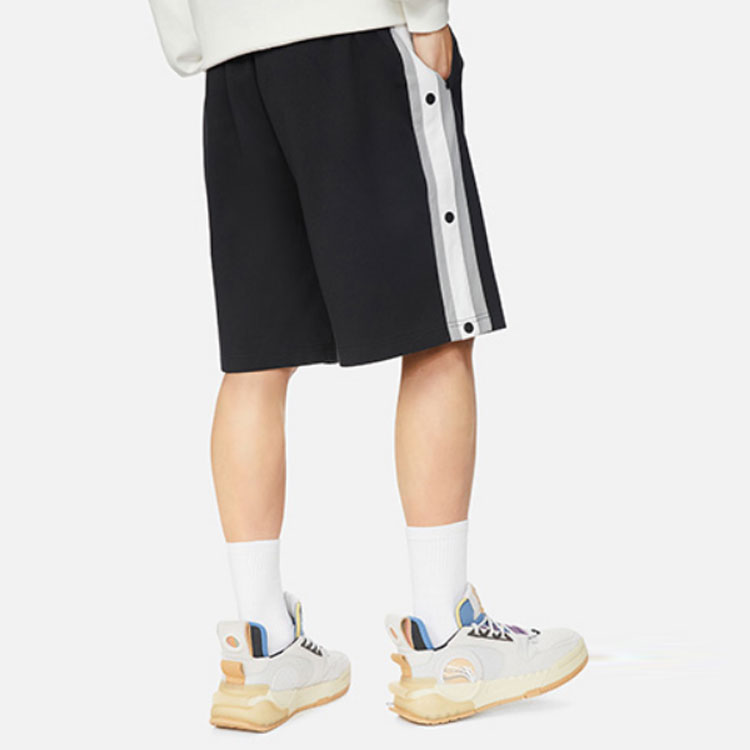 Li Ning Sports Basketball Collection Sports Shorts Men’s Black Moderate