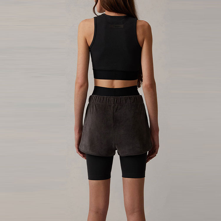 Fear Of God Essentials Velour Short ‘Off Black’