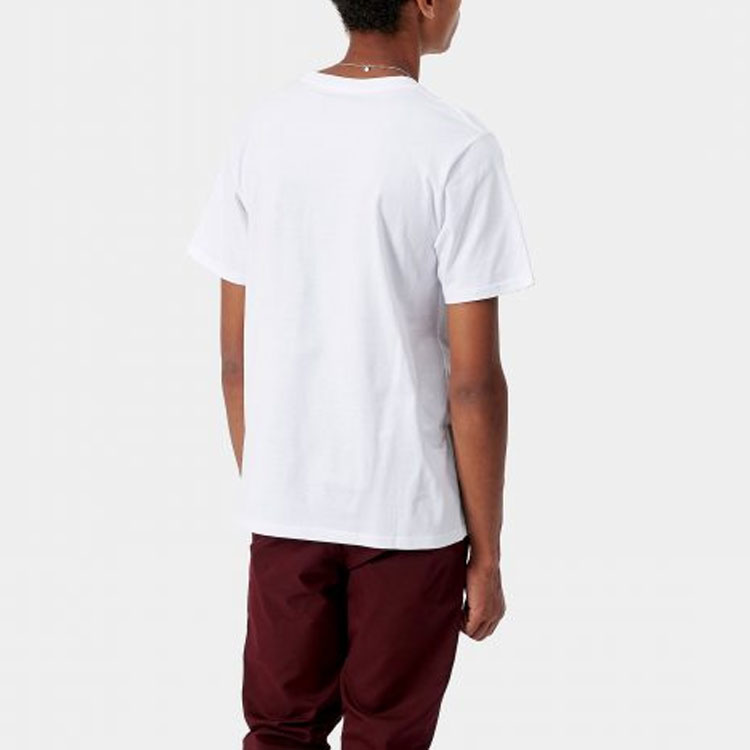 Футболка Carhartt WIP S/S Pocket T-Shirt (белая) — фото 3
