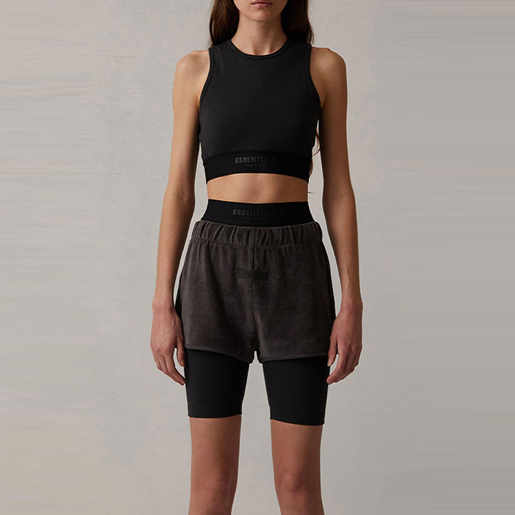 Fear Of God Essentials Velour Short ‘Off Black’