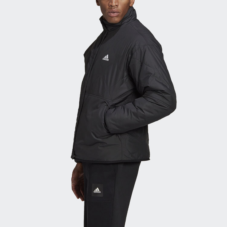 Мужская куртка-куртка adidas Sherpa Rev Jkt (серая) — фото 5