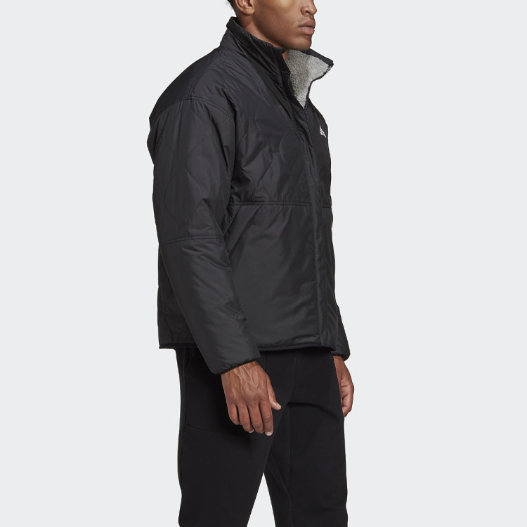 Мужская куртка-куртка adidas Sherpa Rev Jkt (серая) — фото 6