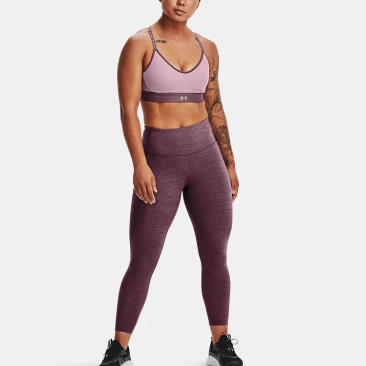 Under Armour Meridian Yoga Pants Women’s Gray And Purple Moderate