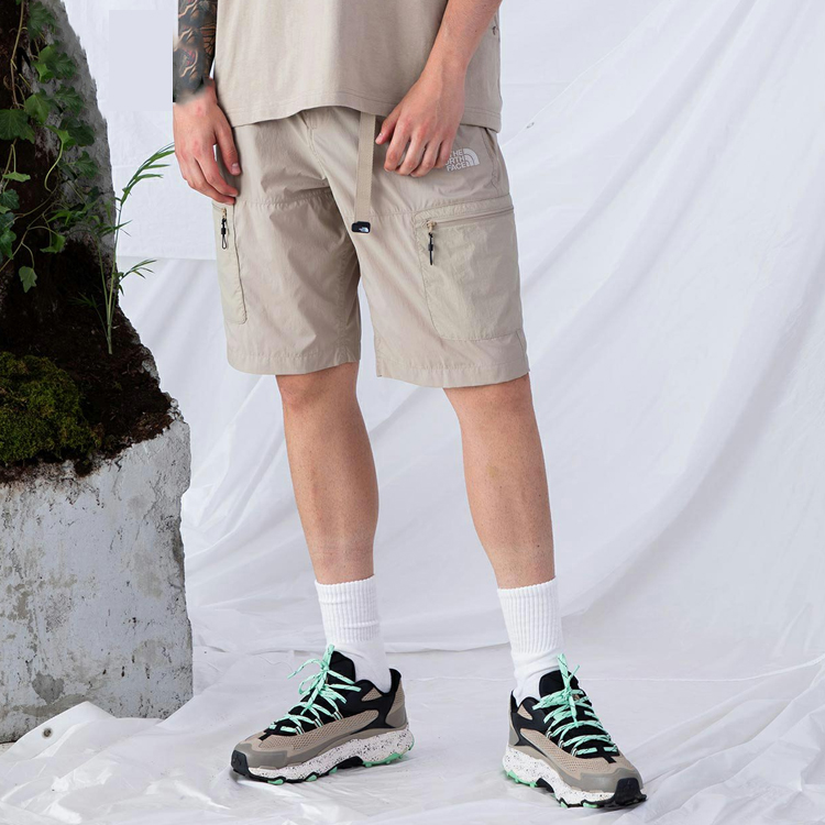 THE NORTH FACE Urban Exploration Sports Shorts Men’s Khaki Thin