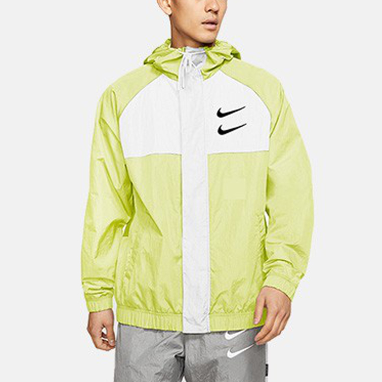Мужская куртка Nike Sportswear Swoosh (салатовая) — фото 3