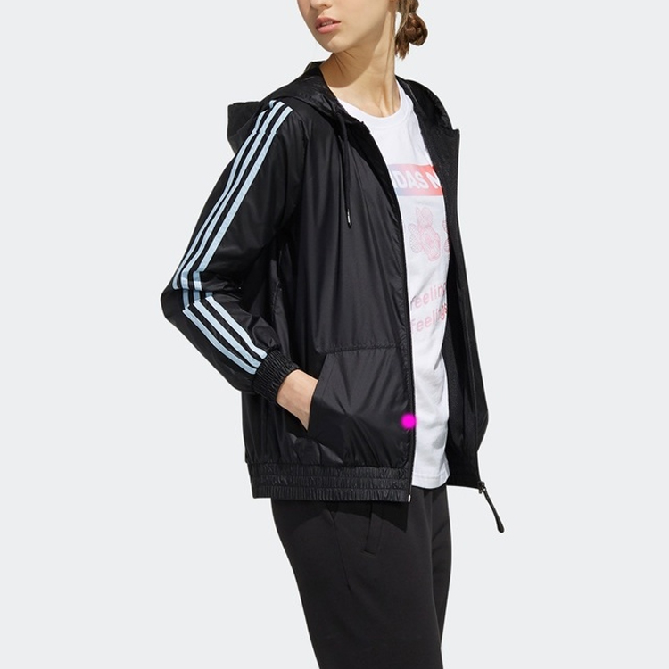 Женская куртка adidas neo (черная) — фото 5