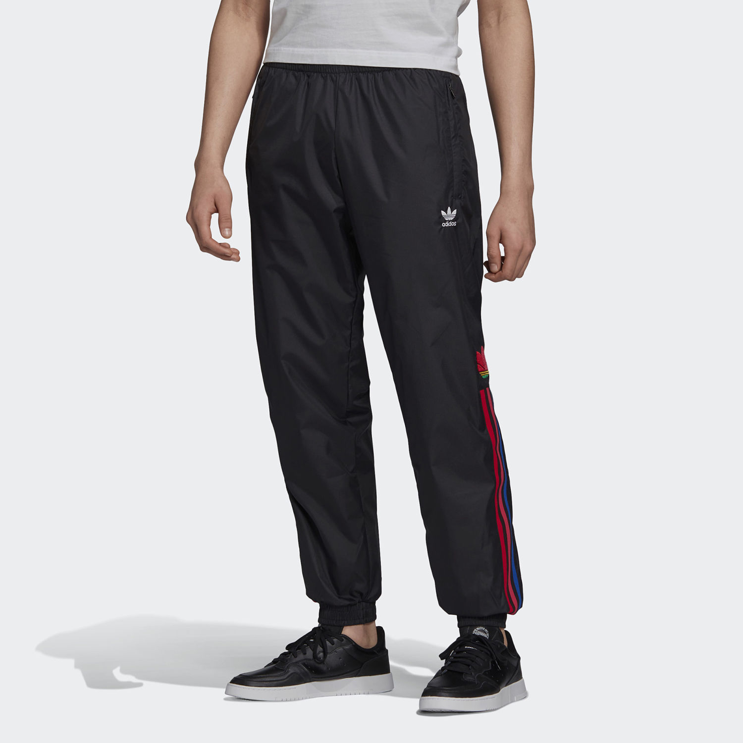 Мужские штаны adidas Originals Retro Track Pants (черные) — фото 5