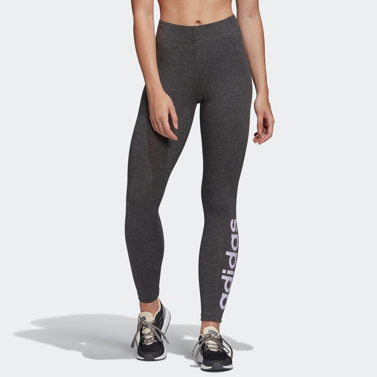 Женские штаны adidas Облегающие (черные) — фото 4