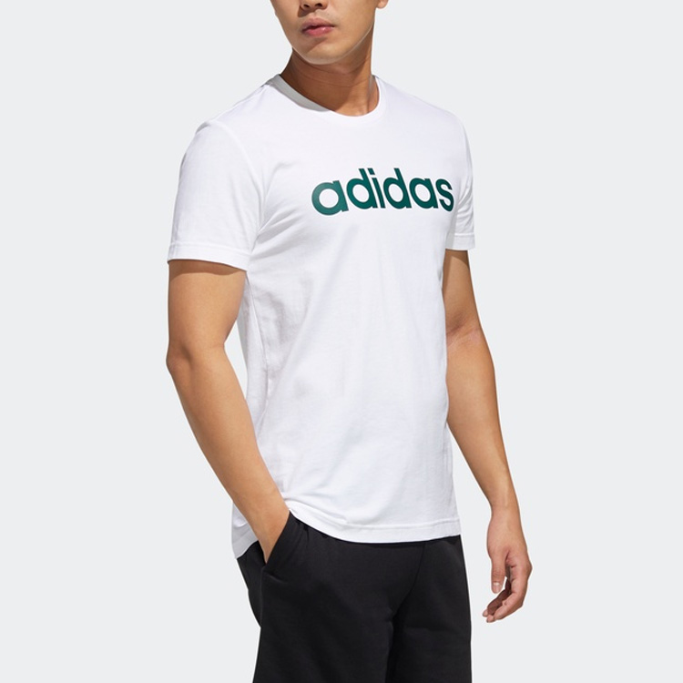 Мужская футболка adidas neo SS24 neo M ESNTL LG T 1T (белый) — фото 5