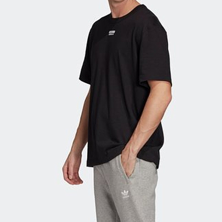 Мужская футболка adidas originals T (черная) — фото 3