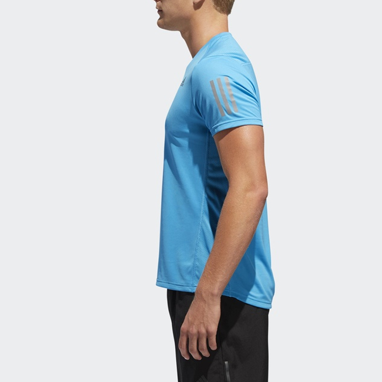 Мужская футболка adidas OWN THE RUN TEE (голубая) — фото 3