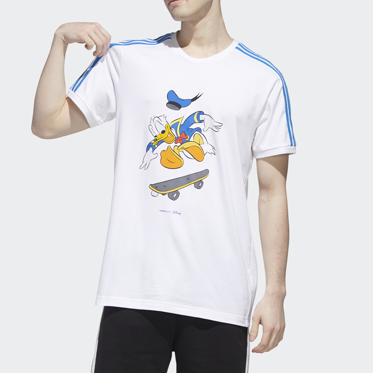 Мужская футболка adidas neo T (белый) — фото 3