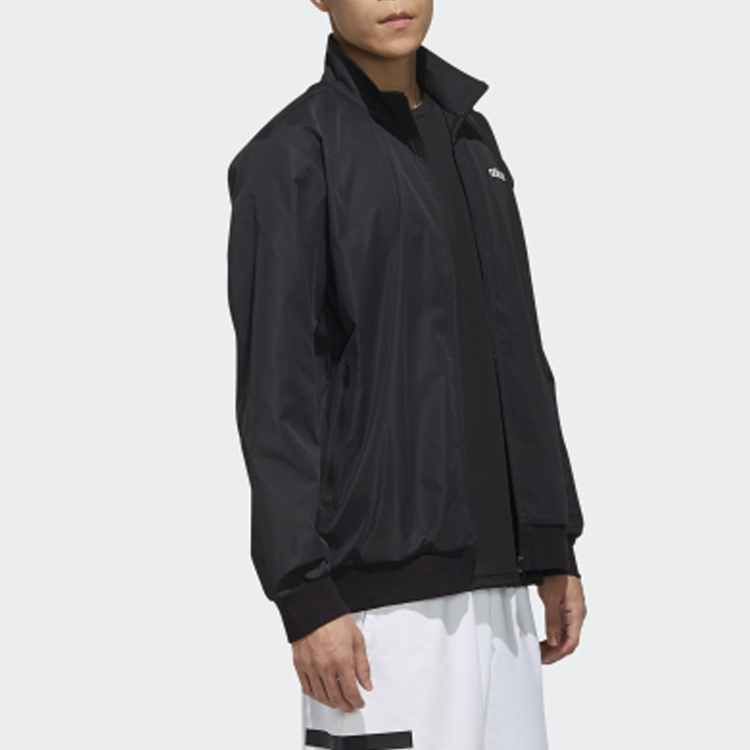 Мужская куртка adidas M D2M TT (черная) — фото 3