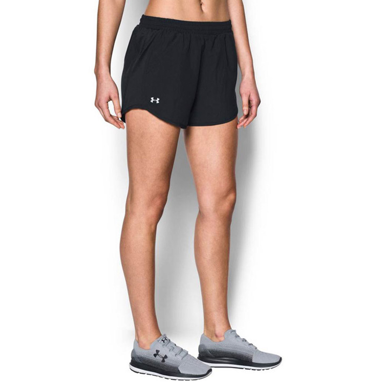 Женские шорты Under Armour Fly By (черный) — фото 5