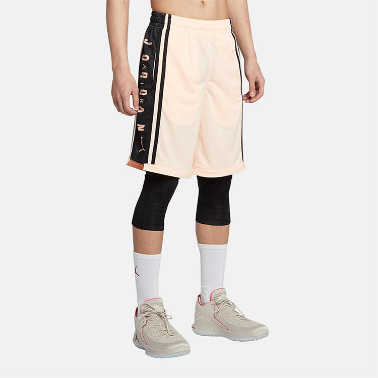 Jordan Basketball Shorts Men’s Light Red Moderate Straight Fit Pants