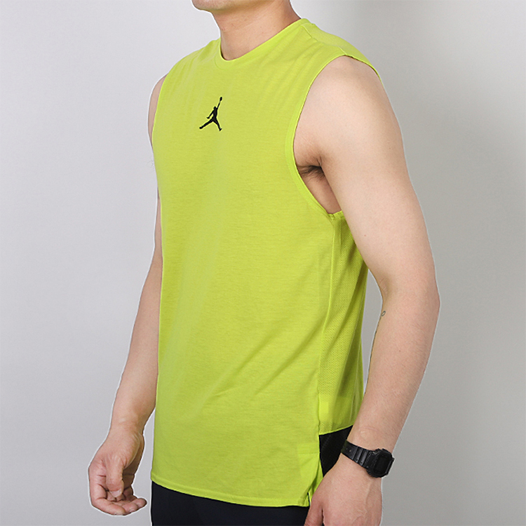 Jordan Basketball Jerseys Men’s Neon Yellow Moderate Straight Fit
