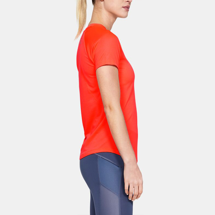 Женская футболка Under Armour Under Armour EXD T (пламенно-красный) — фото 3